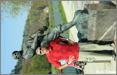 Bob & friend in Celje,Slovenia April11,2009